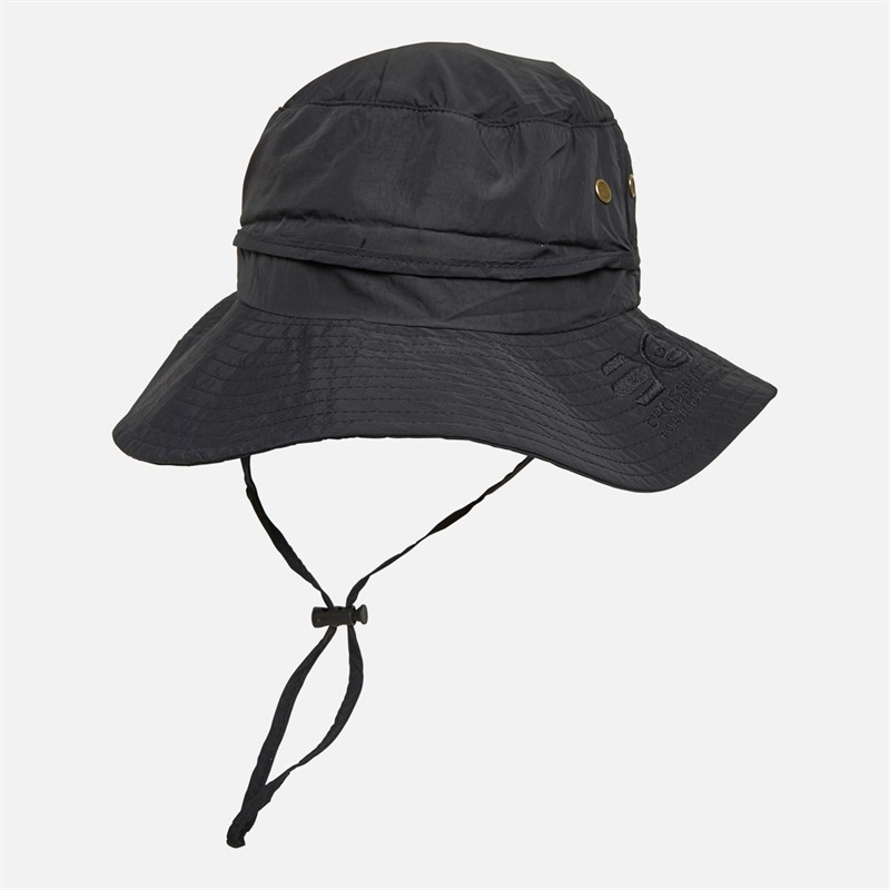 Crosshatch Mens Packable Boonie Hat Black