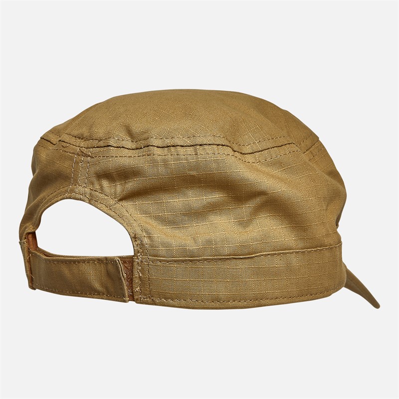 Crosshatch Mens Military Style Hat Tan