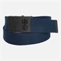 Crosshatch Mens Belt With Fold Over Buckle Navy