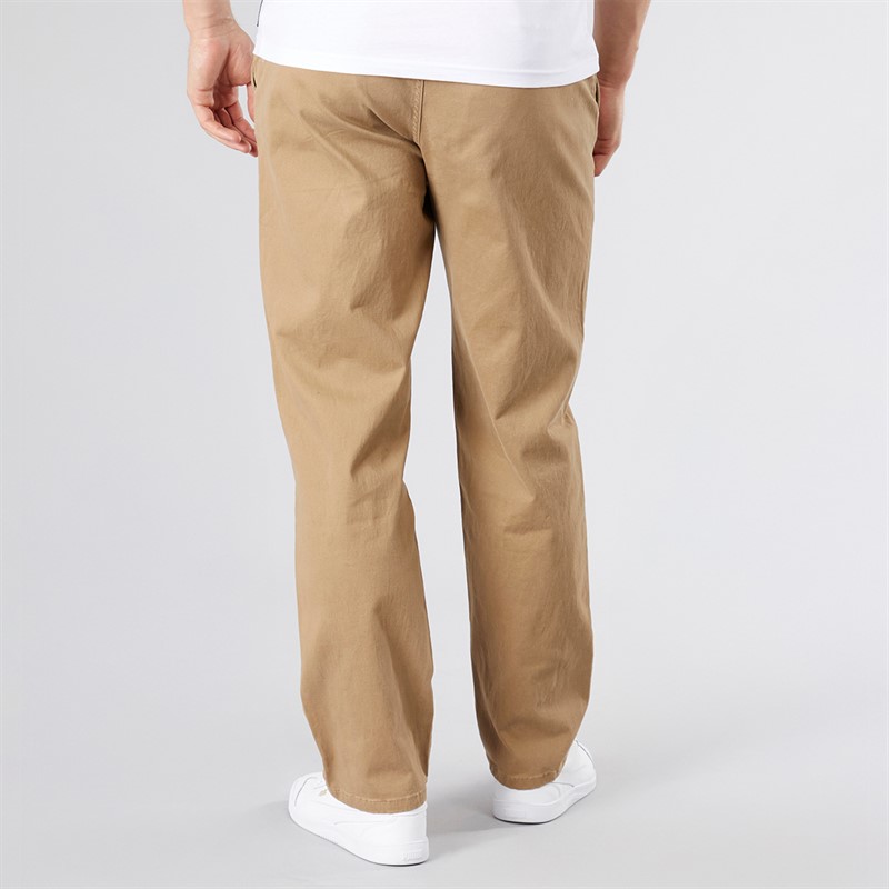 Crosshatch Herren Chalford Baggy Chinos Biscuit