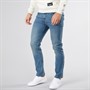 Crosshatch Herren Draker Gerade Jeans Hellblau