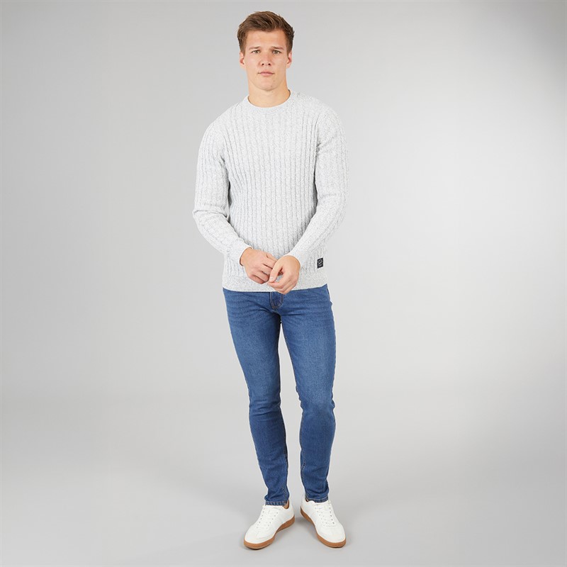 Crosshatch Herren Durtan Slim Fit Jeans Mittlere Waschung