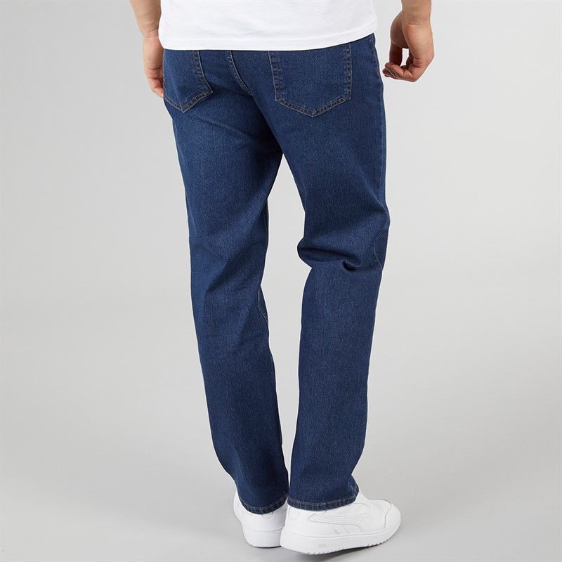 Crosshatch Herren Dalesman Relaxed Fit Jeans Dunkelgrau