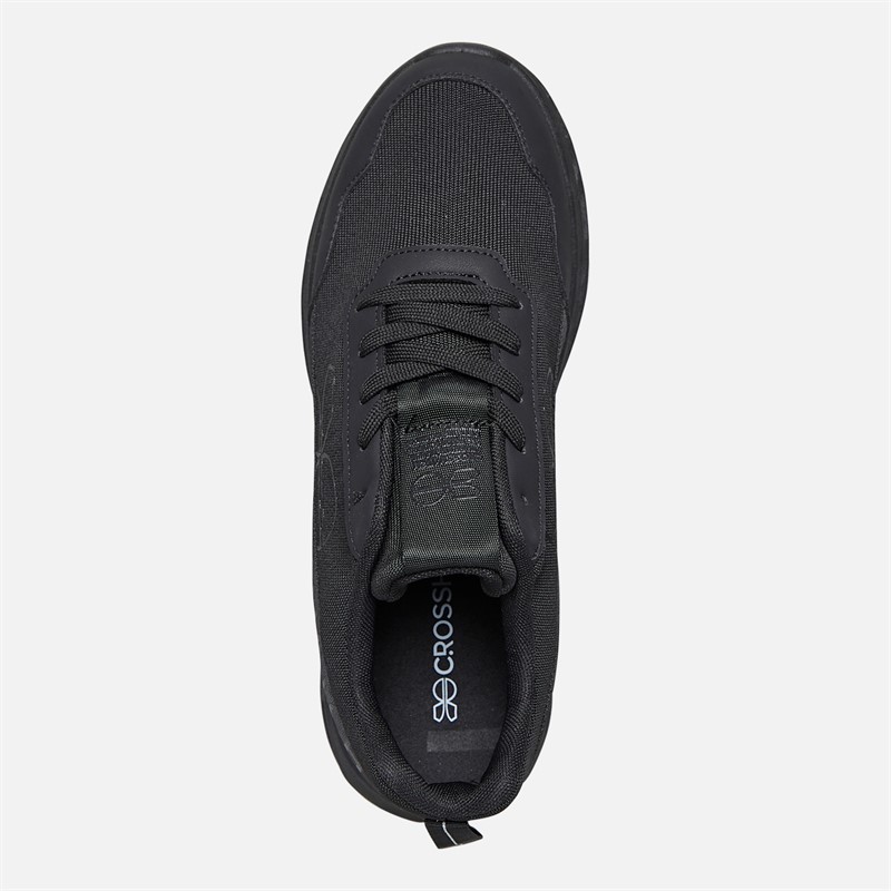 Crosshatch Homme Jesmond Baskets Noir Mono