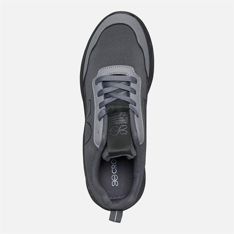 Crosshatch Baskets Jesmond Homme Gris/Noir