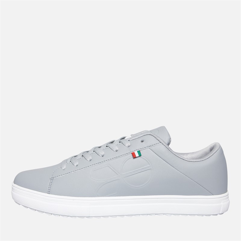 Crosshatch Mens Gleaton Trainers Grey - Size 9