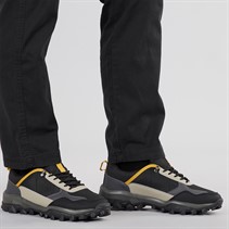 Crosshatch Mens Heymare Trainers Black/Charcoal/Taupe