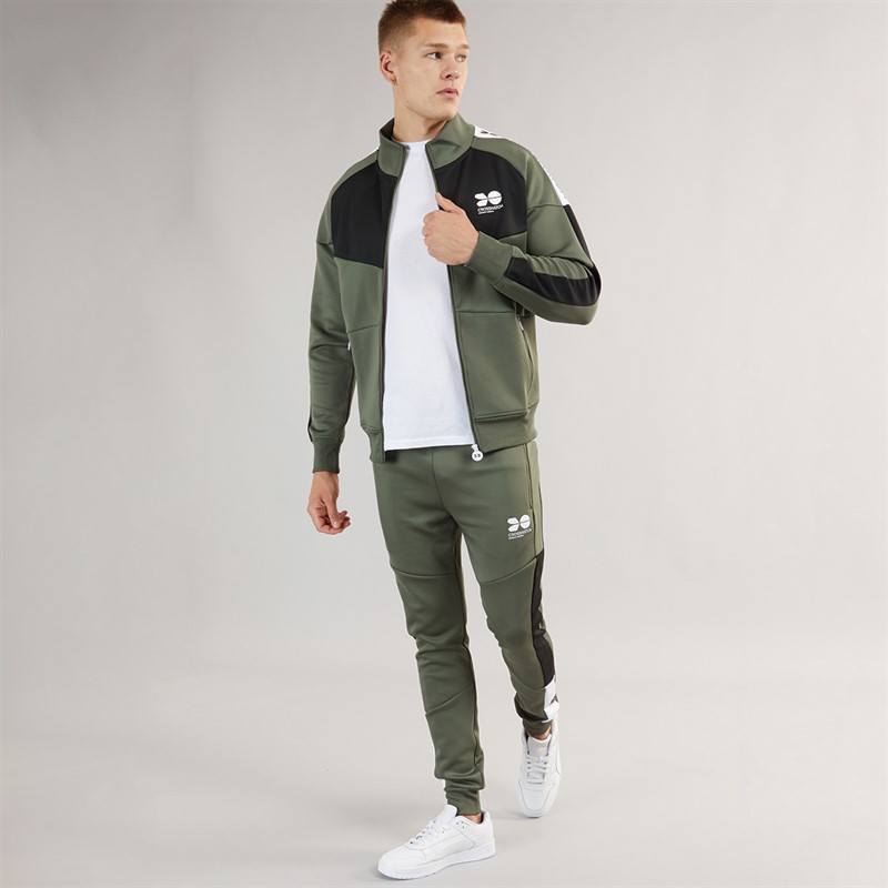 Crosshatch Mens Venotrack Tracksuit Beetle - Size M
