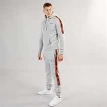 Crosshatch Mens Chillmake Tracksuit Grey Marl