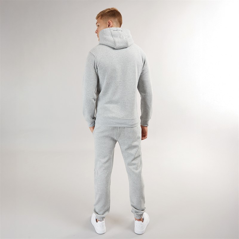 Crosshatch Mens Ellsworth Tracksuit Grey Marl