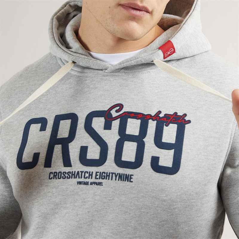 Crosshatch Mens Ellsworth Tracksuit Grey Marl