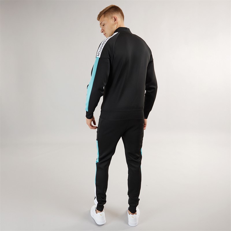 Crosshatch Mens Venotrack Tracksuit Black