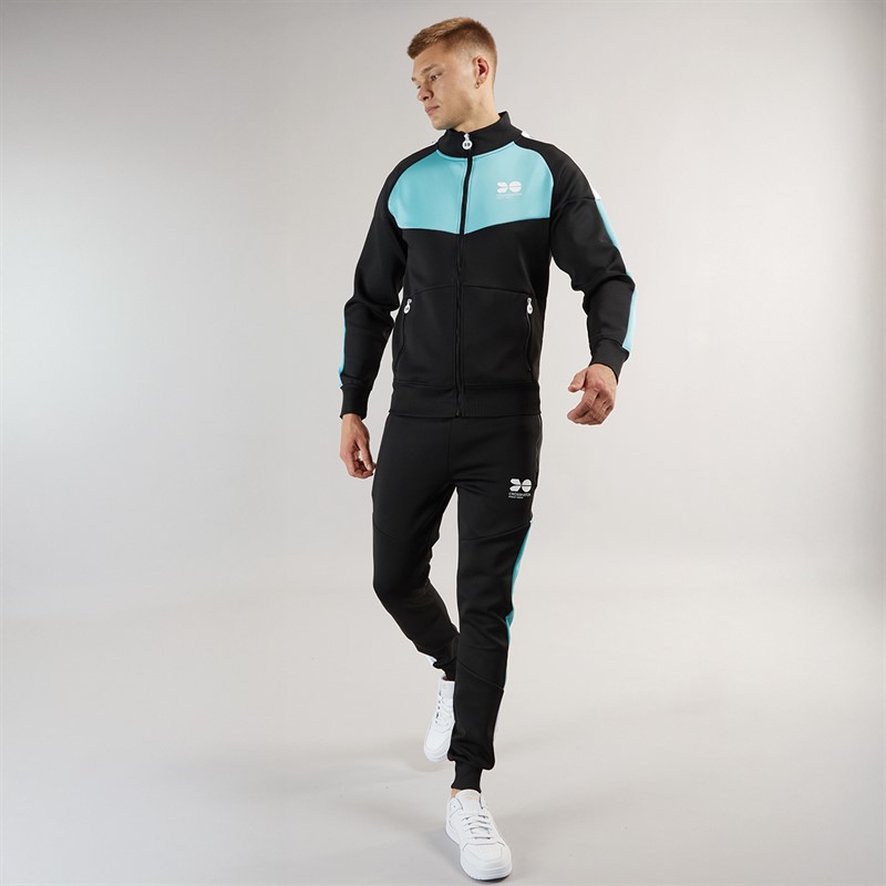 Crosshatch Mens Venotrack Tracksuit Black