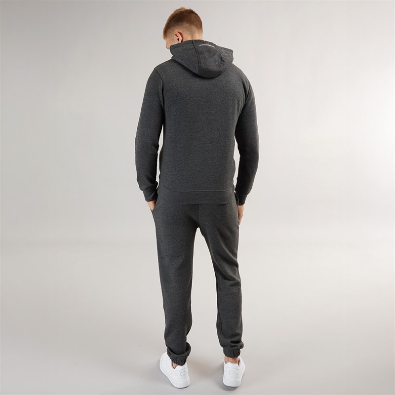 Crosshatch Mens Ellsworth Tracksuit Charcoal Marl