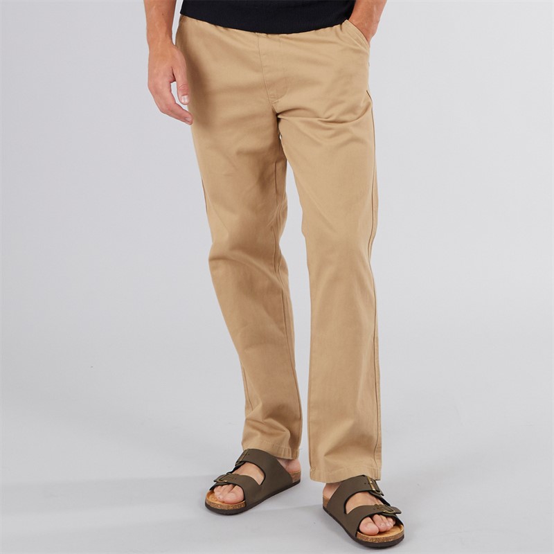 Crosshatch Mens Blansmoore Trousers Stone - Size L/REG
