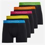 Crosshatch Mens Astral Five Pack Boxers Black