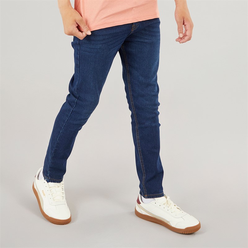 Crosshatch Junge schlanke Jeans dunkel gewaschen