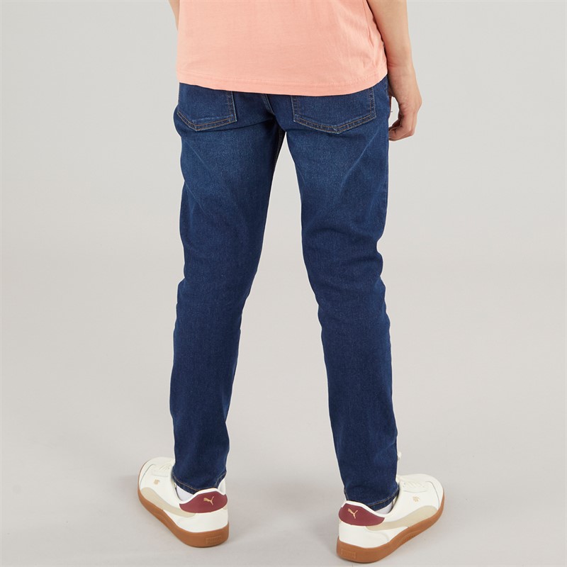 Crosshatch Junge schlanke Jeans dunkel gewaschen