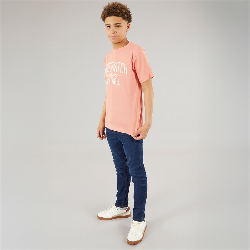 Crosshatch Junge schlanke Jeans dunkel gewaschen