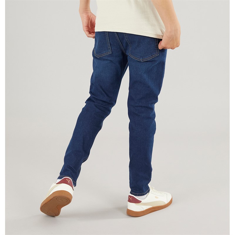 Crosshatch Junge gerade Jeans dunkel gewaschen