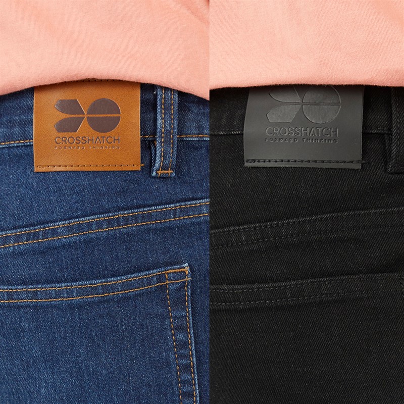 Crosshatch Jeansy dla chłopca kolor ciemnoniebieski/czarny