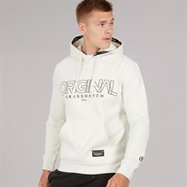 Crosshatch Mens Carrimoore Hoodie Off White