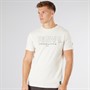Crosshatch Herren Carrimoore T-Shirt Off White