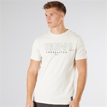 Crosshatch T-shirt Carrimoore Homme Blanc Cassé