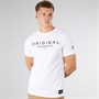 Crosshatch Herren Jamals T Shirt Off White