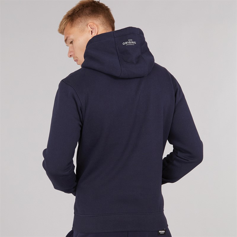 Crosshatch Herren Carrimoore Hoodie Marineblau