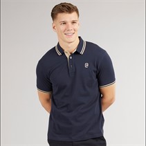 Crosshatch Heren Mackerby Polo Navy
