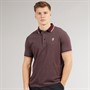 Crosshatch Herren Mettormoore Polo Burgundy