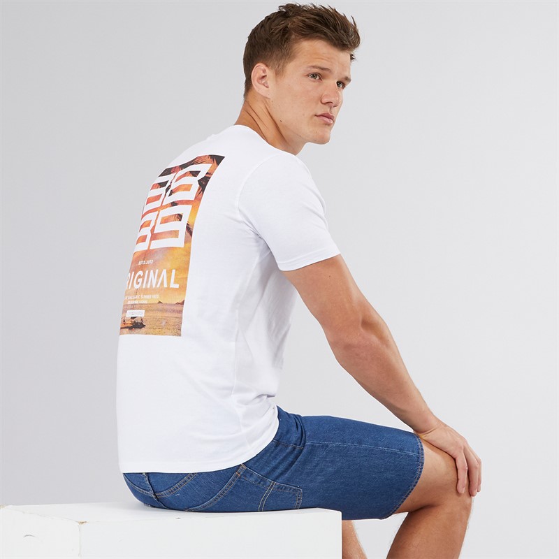 Crosshatch Mens Summevibe T-Shirt White