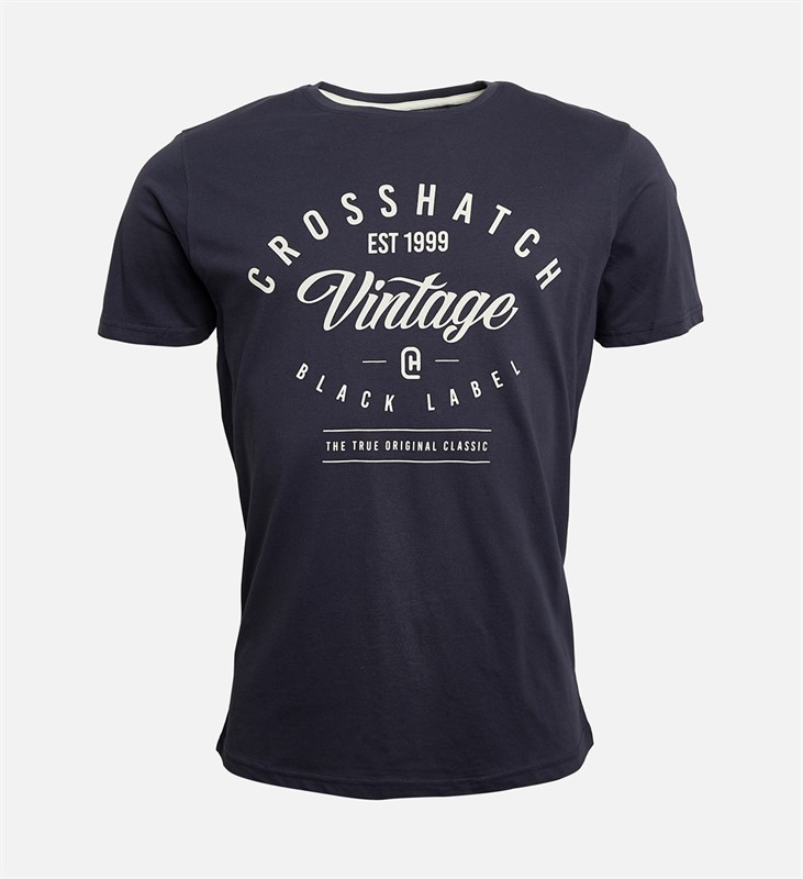 Crosshatch Mens Collegetheme Five Pack T-Shirts Assorted