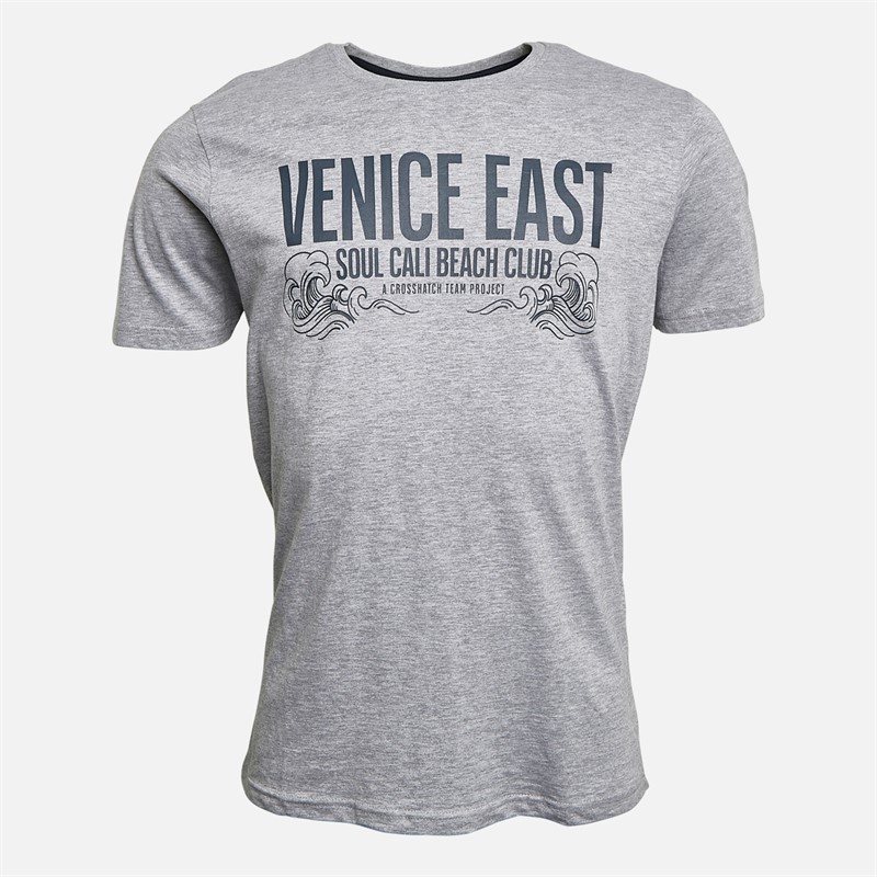 Crosshatch Mens Sumertons Five Pack T-Shirts Assorted
