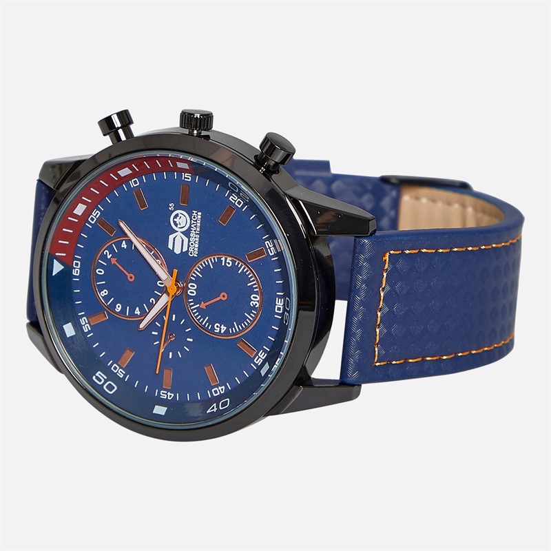 Crosshatch Mens Quartz Analogue Watch Blue