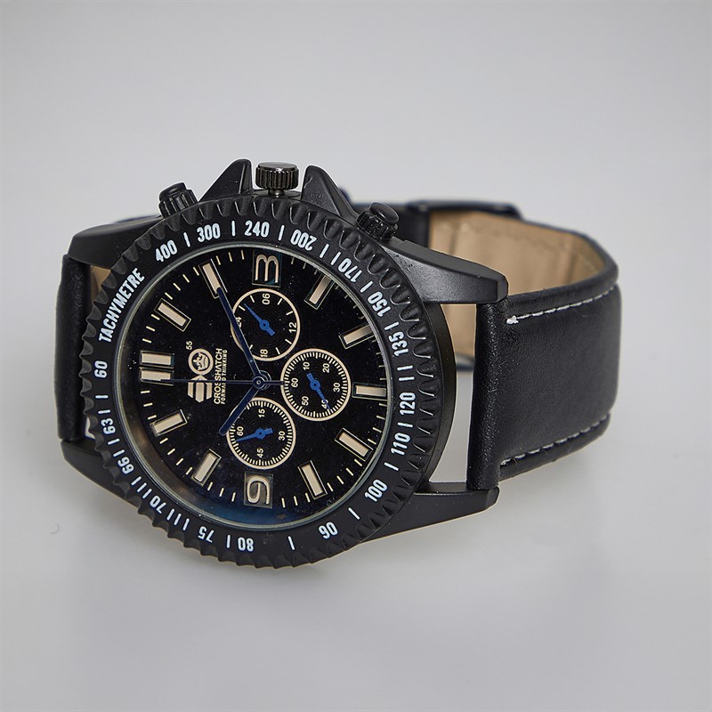 Crosshatch Mens Quartz Analogue Watch Gun