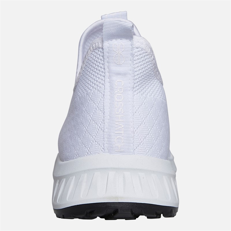 Crosshatch Mens Antioch Trainers White