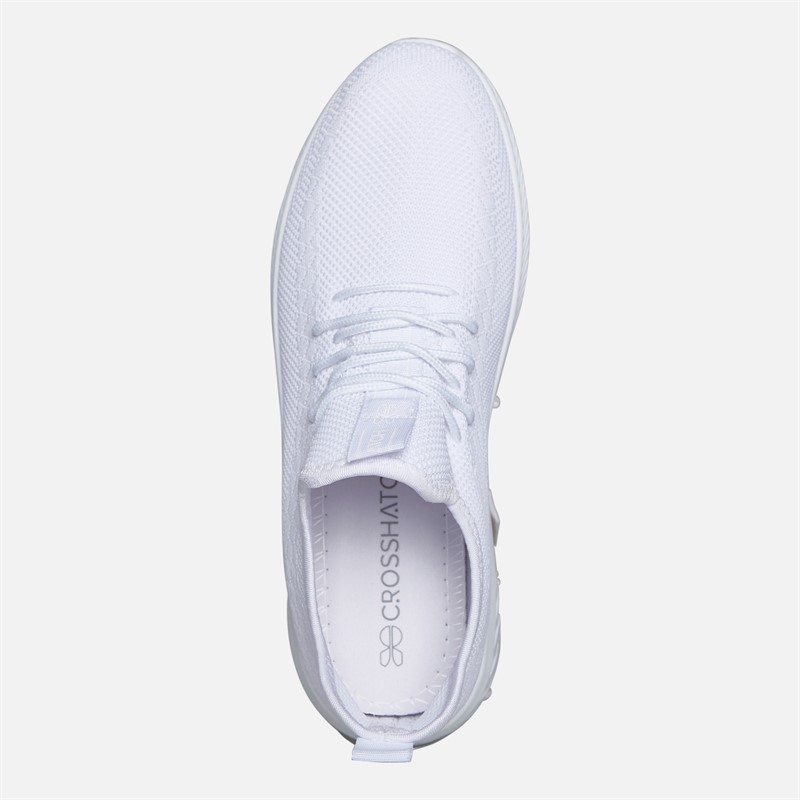 Crosshatch Mens Antioch Trainers White