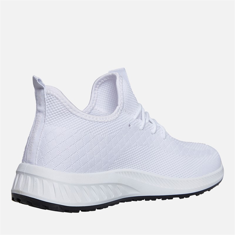 Crosshatch Mens Antioch Trainers White