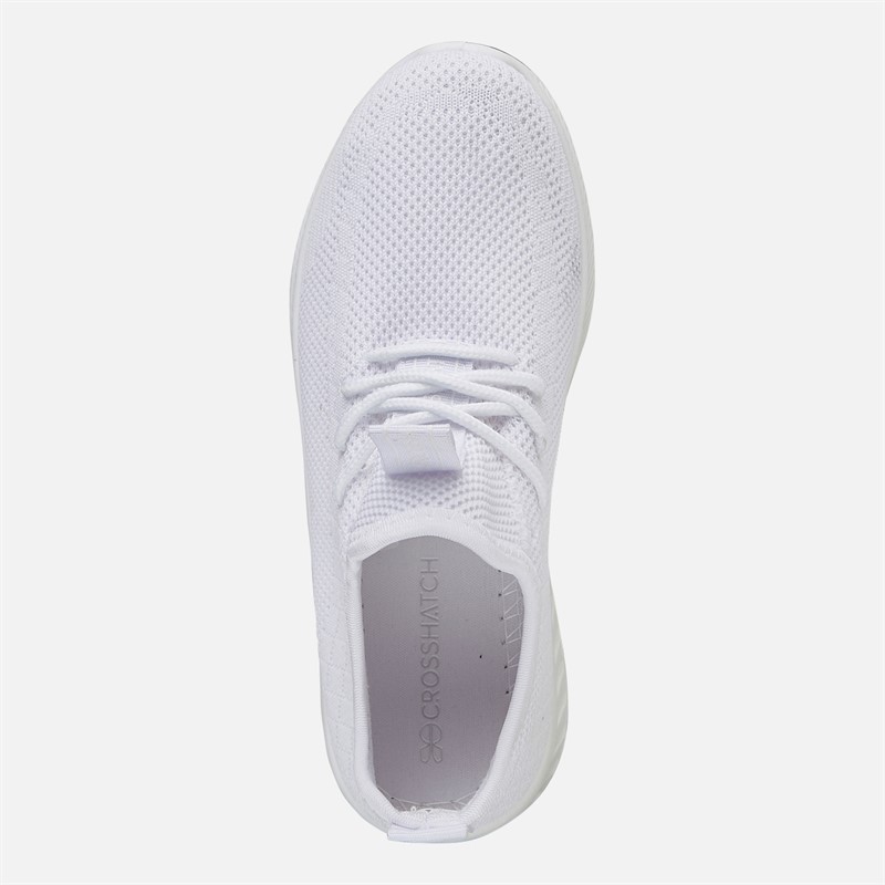 Crosshatch Junior Boys Antioch Trainers White