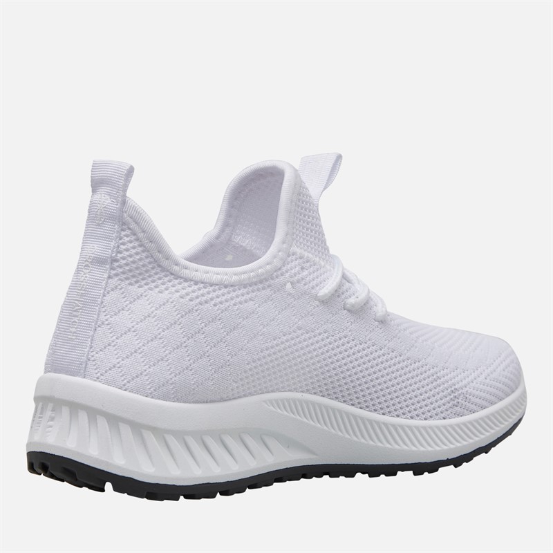 Crosshatch Junior Boys Antioch Trainers White