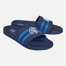 Crosshatch Homme Hamlax Claquettes Navy/Bleu/Blanc