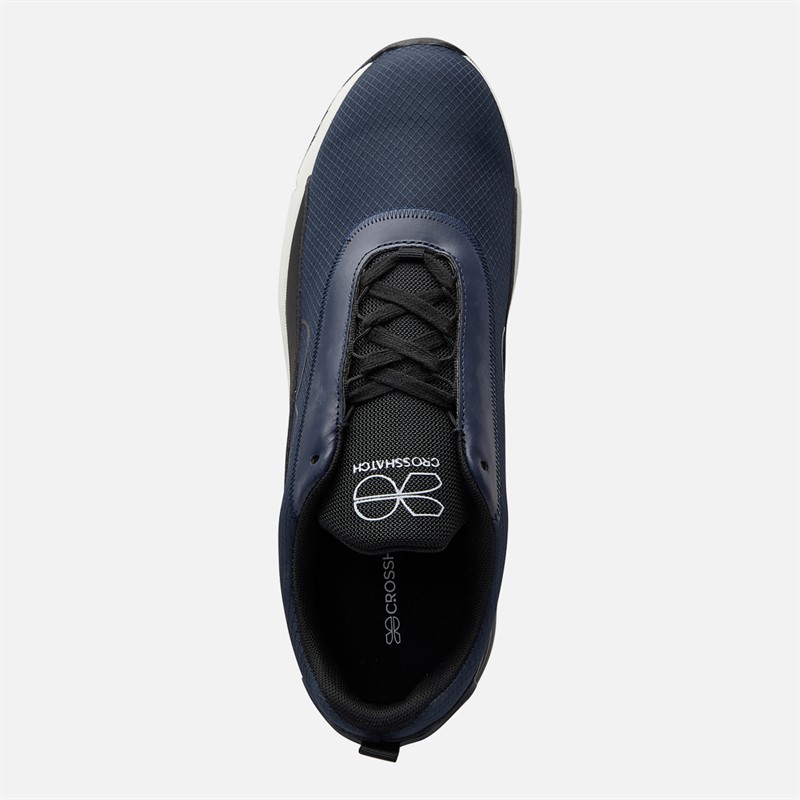 Crosshatch Mens Smitlay II Trainers Navy/Black