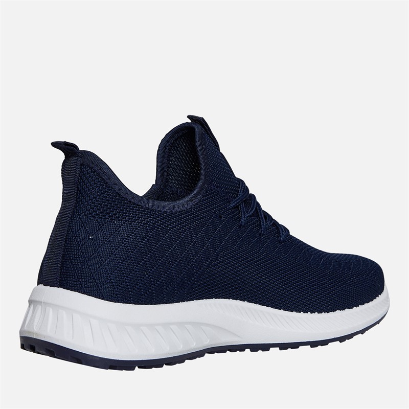 Crosshatch Mens Antioch Trainers Navy
