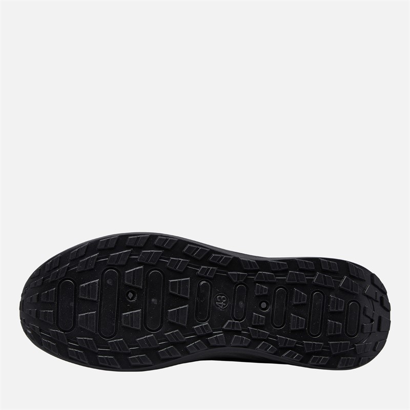 Crosshatch Mens Antioch Trainers Black Mono