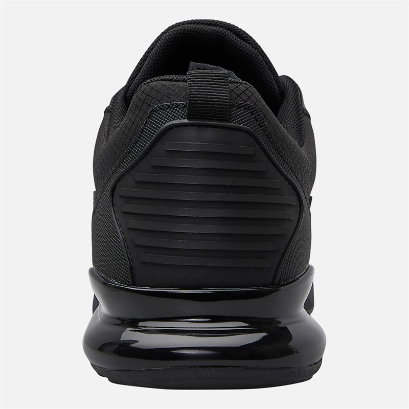 Crosshatch Mens Smitlay II Trainers Black Mono