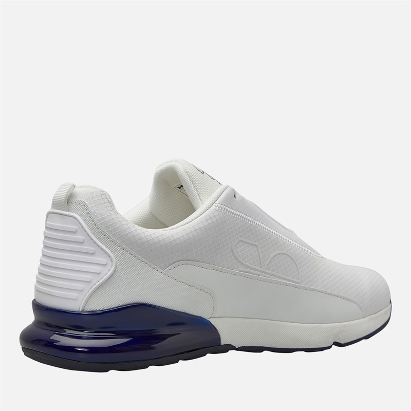Crosshatch Mens Smitlay II Trainers White/Navy