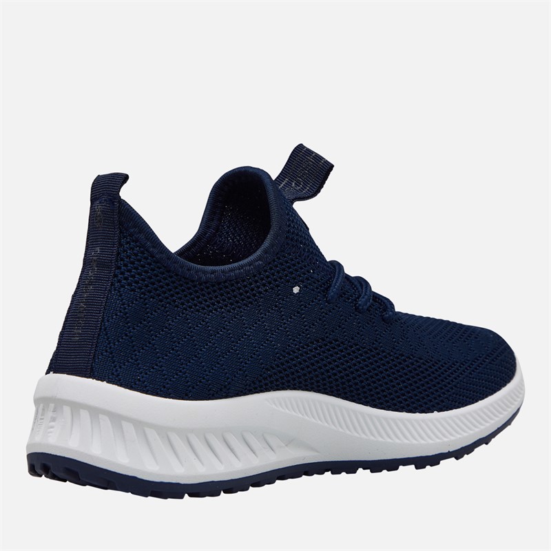 Crosshatch Junior Boys Antioch Trainers Navy