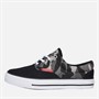 Crosshatch Junior Junge Skywalk Canvas Pumps Black Camo